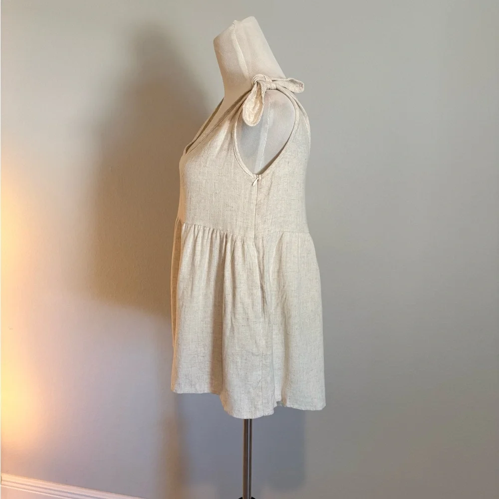 PRINCESS POLLY TAY ROMPER BEIGE // SIZE 4 - Picture 5 of 9